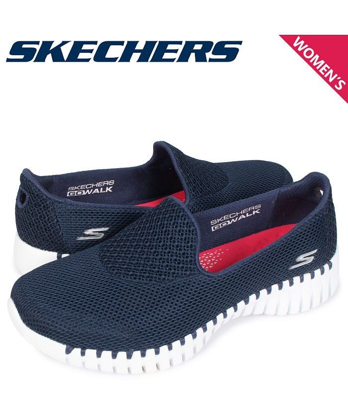 スケッチャーズ Skechers ゴーウォーク スマート スリッポン スニーカー レディース Go Walk Smart ネイビー スケッチャーズ Skechers Magaseek