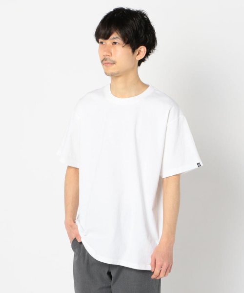 GLOSTER(GLOSTER)/【newhattan　/ ニューハッタン】ベーシックTシャツ 半袖 HB001－326/ホワイト