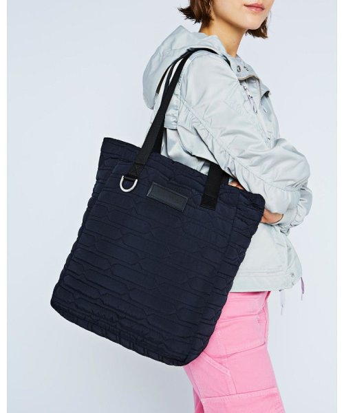 HUNTER(ハンター)/ORIGINAL QUILTED TOTE/ブラック