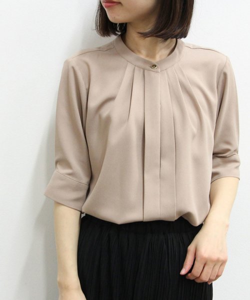 2way フロントタックブラウス ビス Vis Magaseek 2way フロントタックブラウス ビス Vis Magaseek