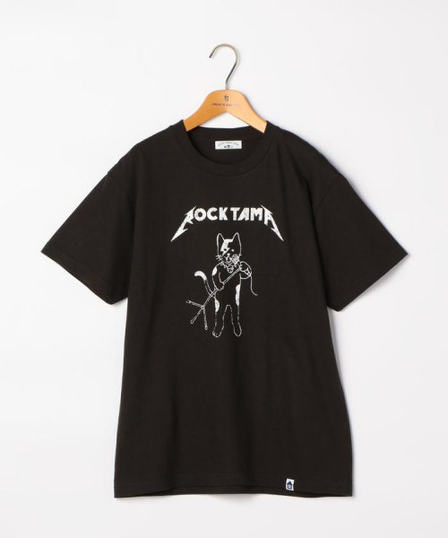 POCHITAMA LAND(ポチタマランド)/ROCK TAMA Tシャツ/チャコールグレー