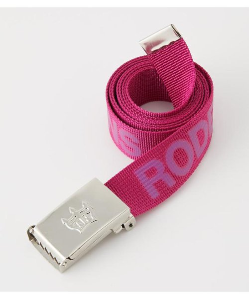 RODEO CROWNS WIDE BOWL(ロデオクラウンズワイドボウル)/Rgoods color belt/PNK