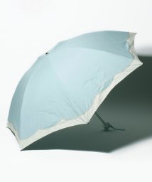 FURLA(フルラ)/FURLA 晴雨兼用折りたたみ傘 "切継ぎ 刺繍”/ミントグリーン