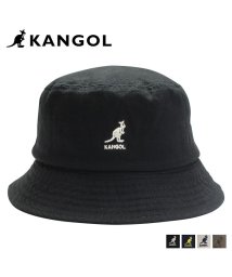 KANGOL(KANGOL)/カンゴール KANGOL ハット キャップ 帽子 バケットハット メンズ レディース WASHED BUCKET ブラック ネイビー ベージュ オリーブ 黒 1/ブラック