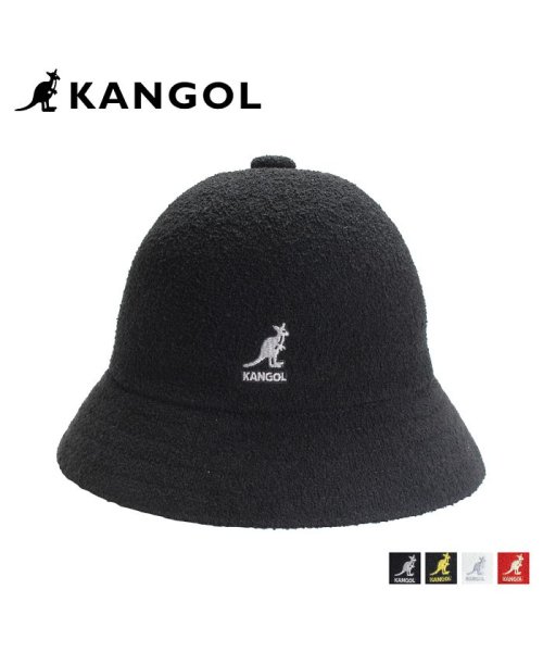 KANGOL(KANGOL)/カンゴール KANGOL ハット キャップ 帽子 バケットハット メンズ レディース BERMUDA CASUAL ブラック ホワイト レッド 黒 白 1951/ブラック