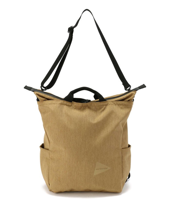Andwander アンドワンダー Heather 2way Totebag ヘザー2ウェイ トートバッグ ビーバー Beaver Magaseek