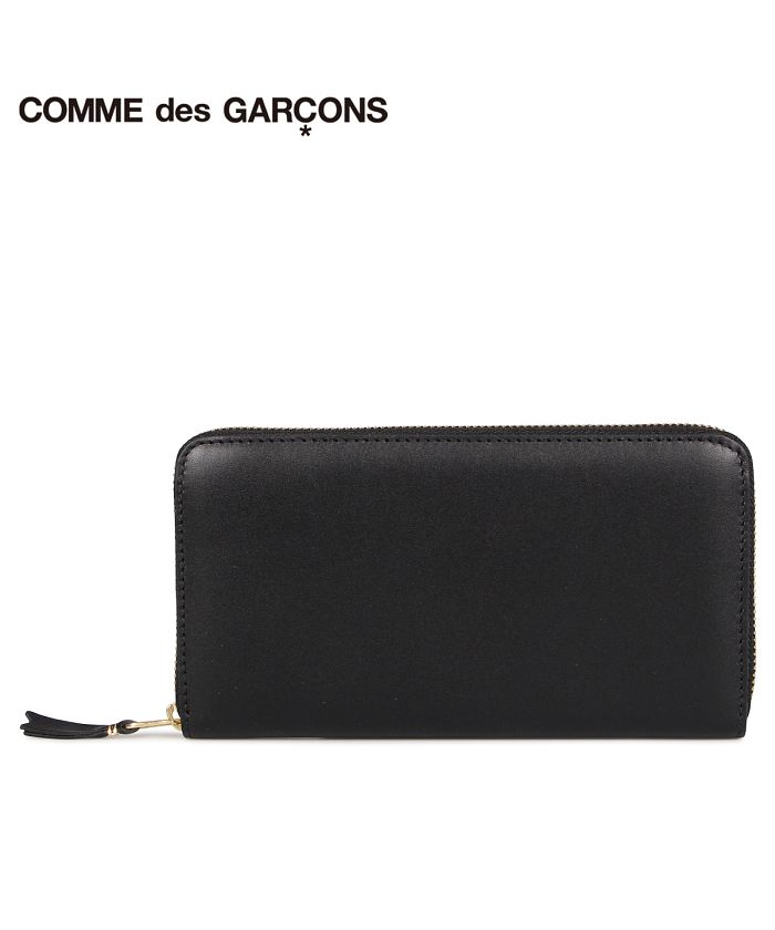 コムデギャルソン COMME des GARCONS 財布 長財布 メンズ レディース ラウンドファスナー 本革 CLASSIC WALLET  ブラック 黒 S