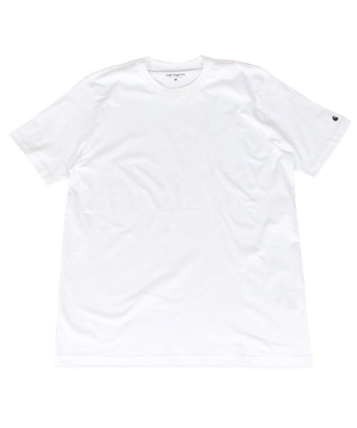 Carhartt(カーハート)/カーハート carhartt Tシャツ メンズ 半袖 無地 SS BASE T－SHIRT ブラック ホワイト グレー ダーク ネイビー オリーブ 黒 白 I0/ホワイト