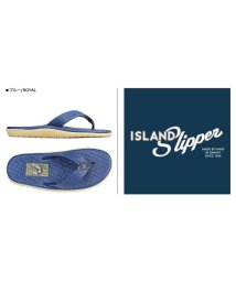 ISLAND SLIPPER(アイランドスリッパ)/アイランドスリッパ ISLAND SLIPPER サンダル トングサンダル メンズ レディース レザー ITALIAN WEAVE PT202SAS/ブルー