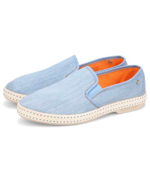 セール リビエラ Rivieras スリッポン ジーンズ メンズ レディース Jeans エスパドリーユ ブルー 1053 1054 1055 リビエラ Rivieras Magaseek