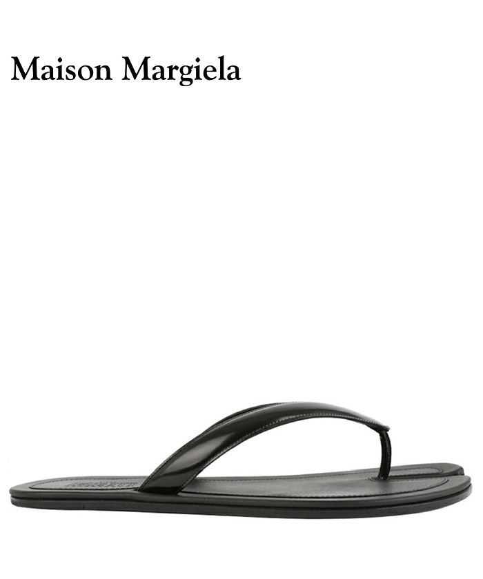 メゾンマルジェラ MAISON MARGIELA サンダル ビーチサンダル メンズ TABI FLIP FLOP ブラック 黒 S57WX0023