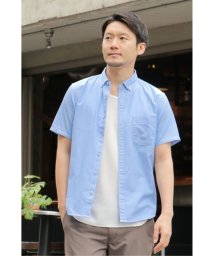 ikka(イッカ)/パナマシャツCOOLMAXシャツ/ライトブルー