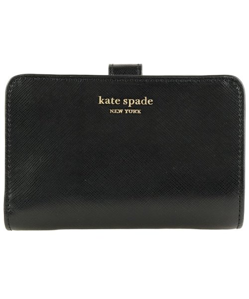 kate spade new york(ケイトスペードニューヨーク)/katespade 財布 折財布 spencer pwru7748001/ブラック