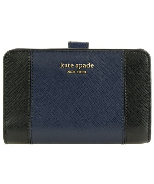 kate spade new york(ケイトスペードニューヨーク)/katespade 財布 折財布 spencer pwru7748856/ネイビー系