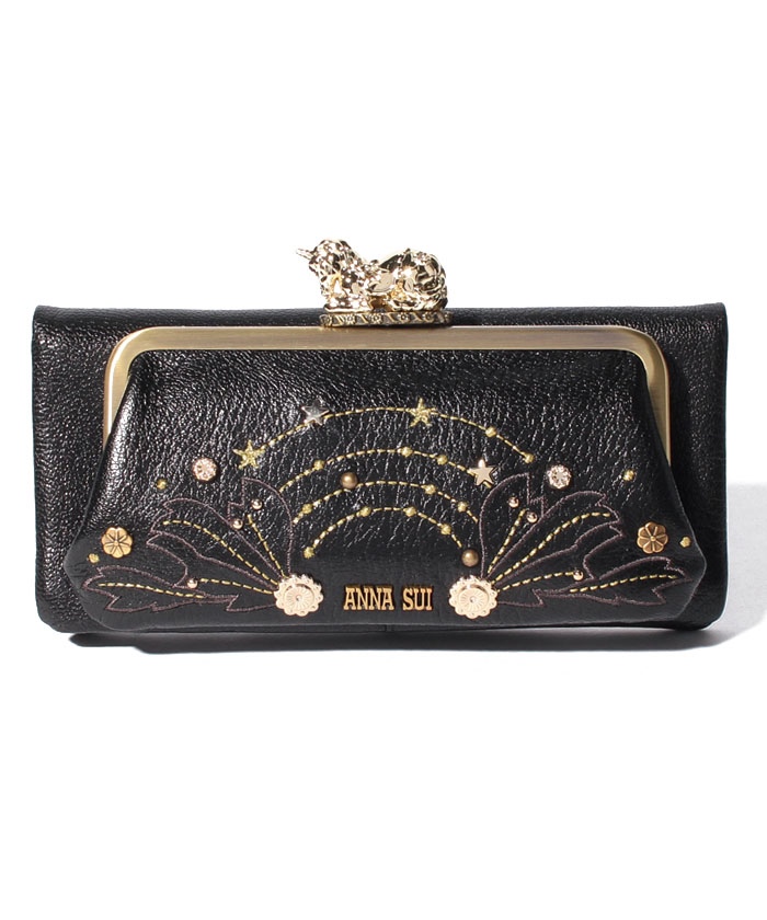 ファッション小物美品 ANNA SUI アナスイ ファンタジア ユニコーン 折