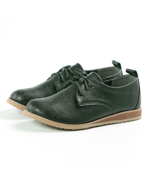 レディース レースアップ シューズ 幅広 3e Penny Lane ペニーレイン カジュアル ぺたんこ ローヒール Mk 3148 フットプレイス Foot Place Magaseek