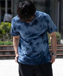 Nylaus(ナイラス)/Nylaus select タイダイ染 クルーネック 半袖Tシャツ/ネイビー