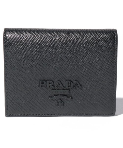 PRADA(プラダ)/【PRADA】折財布/ブラック