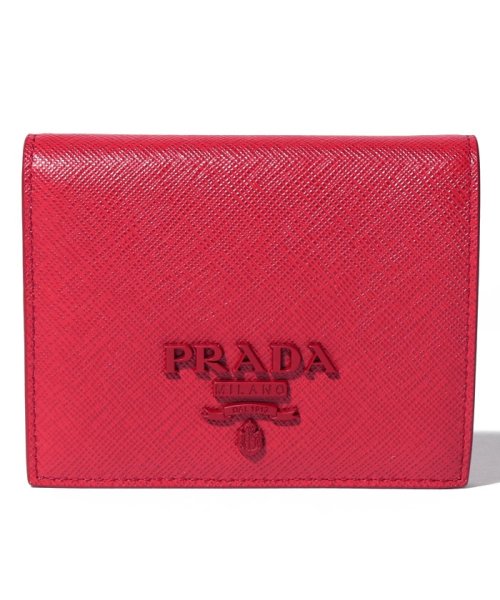 PRADA(プラダ)/【PRADA】折財布/ローズ