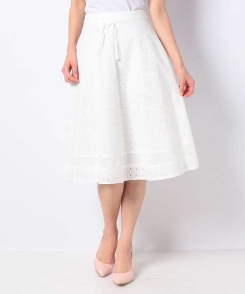 Dear Princess(ディアプリンセス)/【セットアップ対応商品】総刺繍レーススカート/ホワイト