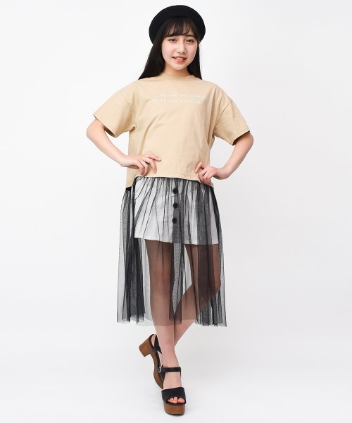 セール ドッキングチュールスカートワンピース リコ シュクレ Rico Sucre Magaseek
