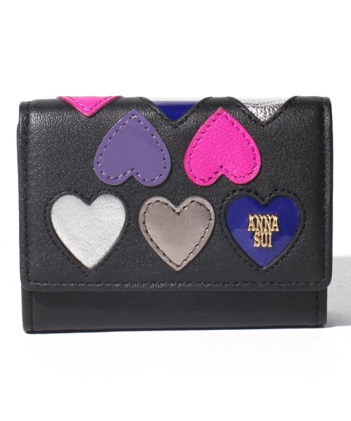セール ランダムハート 三つ折りboxミニ財布 503133562 アナスイ バッグ Anna Sui Bag Magaseek