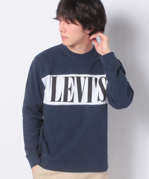 LEVI’S OUTLET(リーバイスアウトレット)/LOGO COLORBLOCK CREW LOGO COLORBLOCK CRE/ブルー