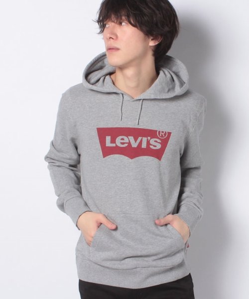 LEVI’S OUTLET(リーバイスアウトレット)/GRAPHIC PO HOODIE T3 SOLID HM GRAPHIC HO/グレー