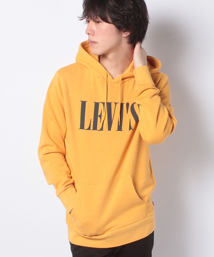yellow levis hoodie