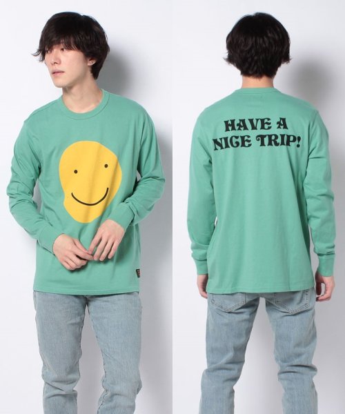 LEVI’S OUTLET(リーバイスアウトレット)/SKATE GRAPHIC LS TEE LSC CREME DE MENTHE/グリーン