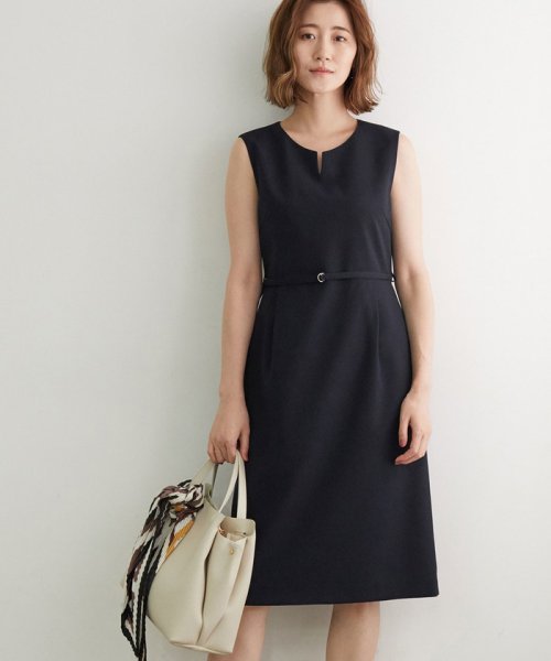 セール セットアップ対応 麻調キーネックノースリーブワンピース ロペピクニック Rope Picnic Magaseek