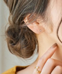 Phoebe/【K10】ストーンダブルループピアス/503106330