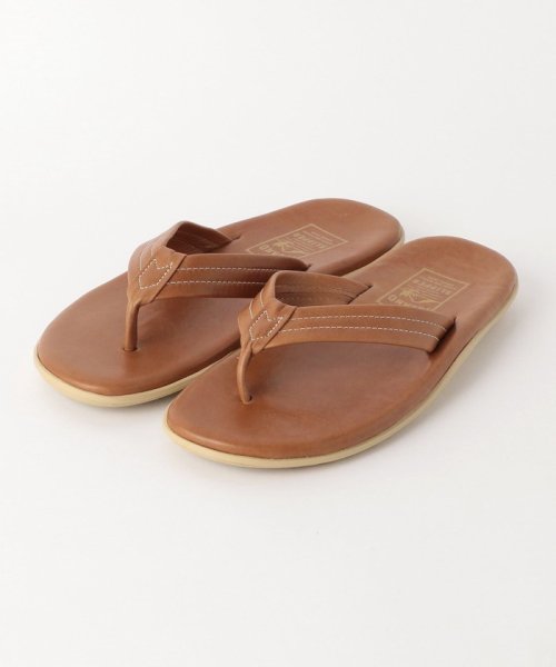 BEAUTY&YOUTH UNITED ARROWS(ビューティーアンドユース　ユナイテッドアローズ)/＜ISLAND SLIPPER＞ LEATHER SANDAL/サンダル/MDBROWN