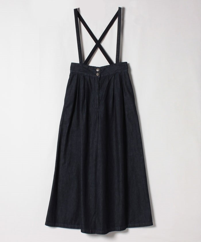 Wg78 Pantalon サスペンダーデニムバギーパンツ トゥービー バイ アニエスベー To B By Agnes B Magaseek