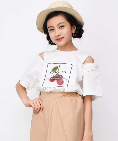 セール 2wayオフショルファスナーtシャツ リコ シュクレ Rico Sucre Magaseek