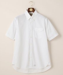 J.PRESS MENS(J．プレス　メンズ)/無地サッカーストライプ シャツ / ボタンダウン/アイボリー系