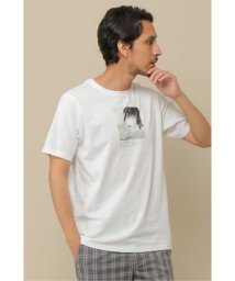 ikka(イッカ)/汗染み軽減プリントTシャツ/ホワイト