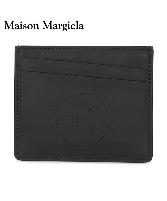 メゾンマルジェラ MAISON MARGIELA カードケース 名刺入れ 定期入れ メンズ レディース CARD CASE ブラック 黒  S35UI0432－T