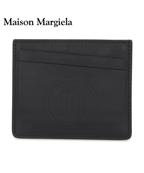 MAISON MARGIELA(メゾンマルジェラ)/メゾンマルジェラ MAISON MARGIELA カードケース 名刺入れ 定期入れ メンズ レディース CARD CASE ブラック 黒 S35UI0432－T/ブラック