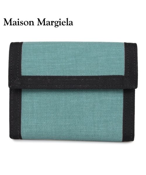 MAISON MARGIELA(メゾンマルジェラ)/メゾンマルジェラ MAISON MARGIELA 財布 三つ折り メンズ レディース WALLET ブルー S55UI0208－T7088/ブルー