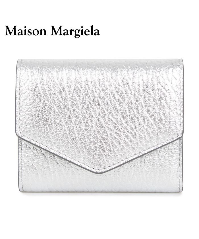 クーポン開催中 メゾンマルジェラ Maison Margiela 財布 三つ折り メンズ レディース Wallet シルバー S56ui0136 メゾンマルジェラ Maisonmargiela Magaseek