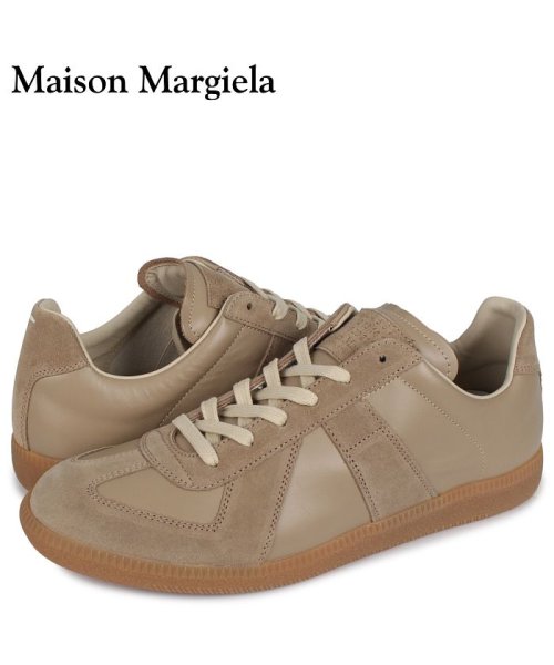 メゾンマルジェラ(MAISONMARGIELA) |メゾンマルジェラ MAISON MARGIELA レプリカ スニーカー メンズ REPLICA LOW  TOP ベージュ S57WS0236(503110200) - MAGASEEK