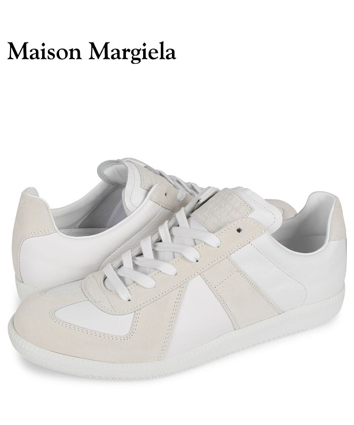 メゾンマルジェラ MAISON MARGIELA レプリカ スニーカー メンズ REPLICA LOW TOP ホワイト 白 S57WS0236