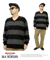 one colors(ワンカラーズ)/ ニット メンズ 大きいサイズ Vネック カシミヤタッチ 無地 セーター 白 黒 ニットセーター カシミア ビジネス Vネックニット アウター スクール 学生 /ブラック系1