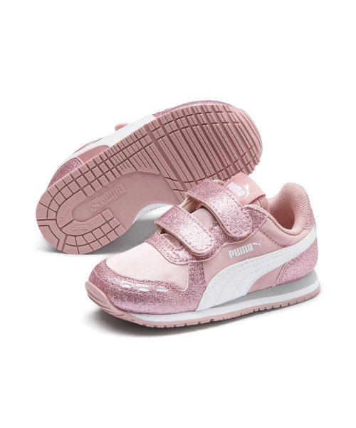 PUMA(プーマ)/ベビー カバナレーサーグリッツ V スニーカー 12－16cm/BRIDALROSE-PUMAWHITE