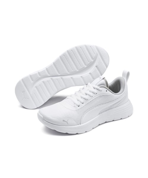 PUMA(プーマ)/キッズ プーマ フレックス リニュー JR スニーカー 22－25cm/PUMAWHITE-GRAYVIOLET