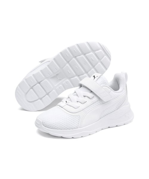 PUMA(PUMA)/キッズ アンザラン FS AC PS スニーカー 17－21cm/PUMAWHITE-PUMABLACK