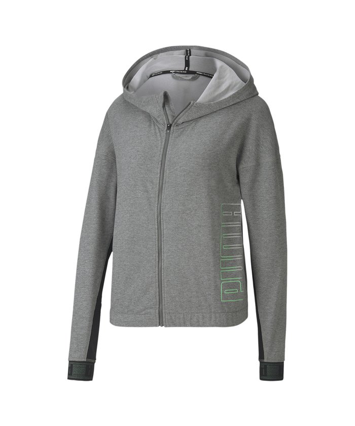 セール ロゴ ウィメンズ トレーニング プーマ フルジップ スウェット フーディー プーマ Puma Magaseek
