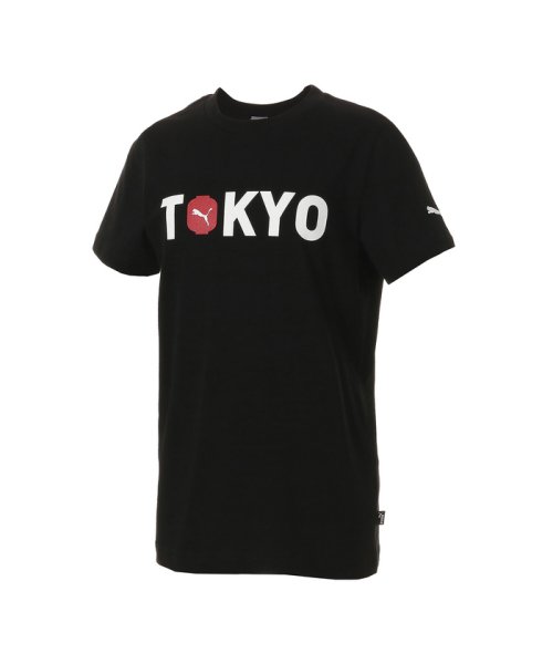 PUMA(プーマ)/キッズ シティー 半袖 Tシャツ TOKYO 東京/PUMABLACK