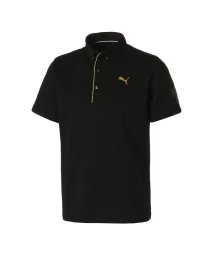 PUMA(プーマ)/ゴルフ ビッグ ロゴ SS ポロシャツ 半袖/PUMABLACK